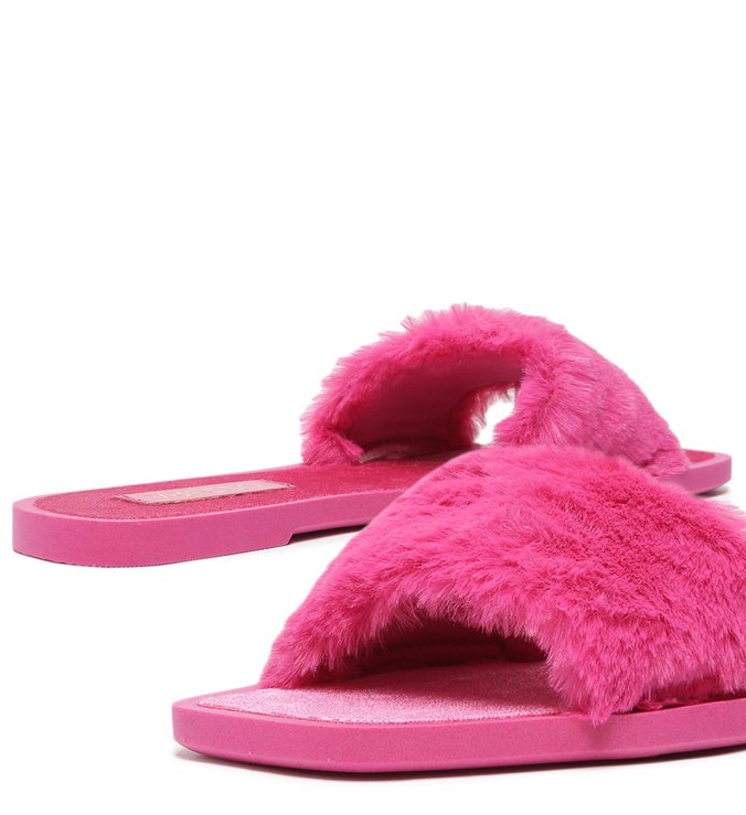 Slide Rosa Pink Home Bico Quadrado