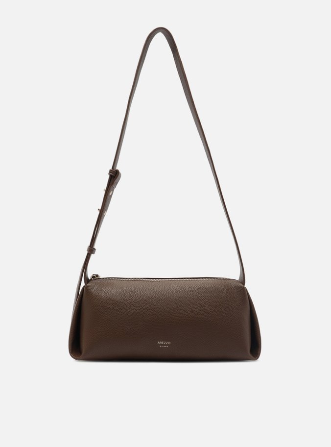 Bolsa Tiracolo Marrom Média Soft Metais
