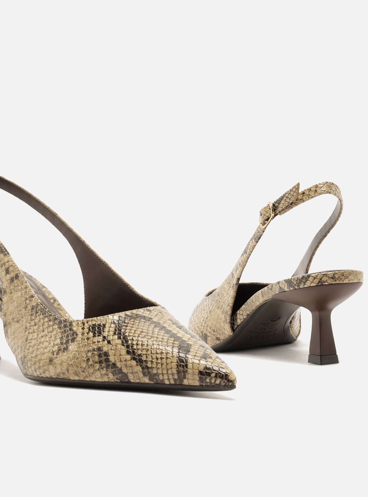 Scarpin Animal Print Salto Fino Slingback — foto 4