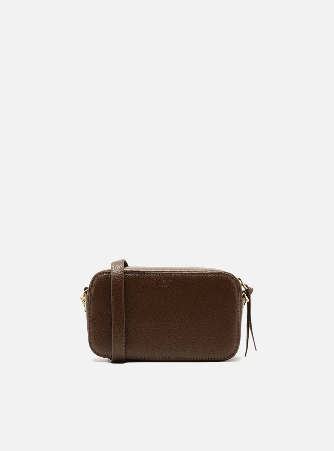 Bolsa Tiracolo Marrom Pequena Alça Corrente — foto 3