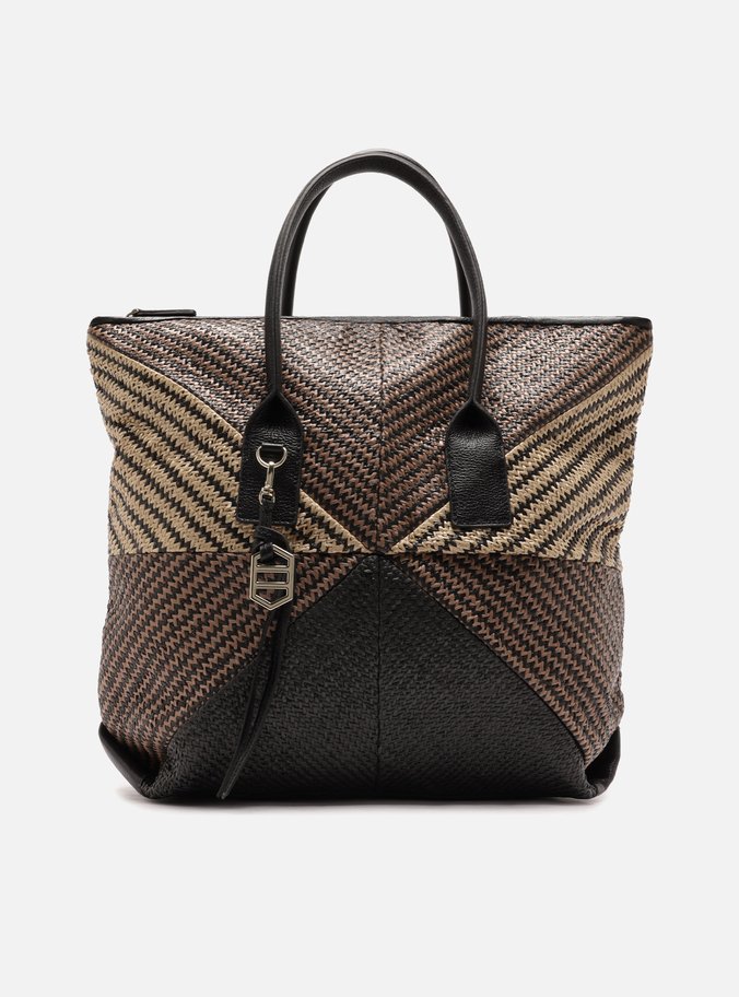 Bolsa Shopping Multicolorida Grande Fibras Naturais