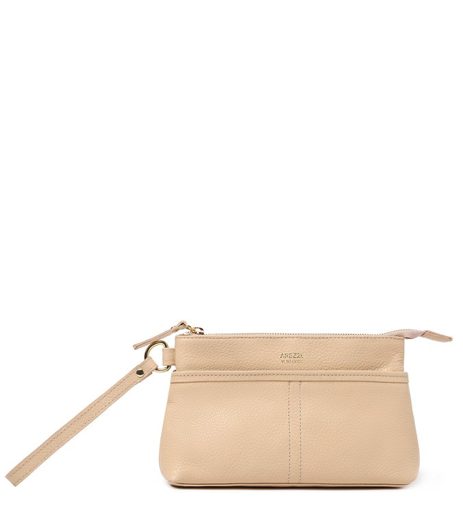 Necessaire Nude Couro Grande Monalisa