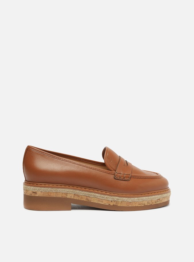 Mocassim Marrom Couro Natural