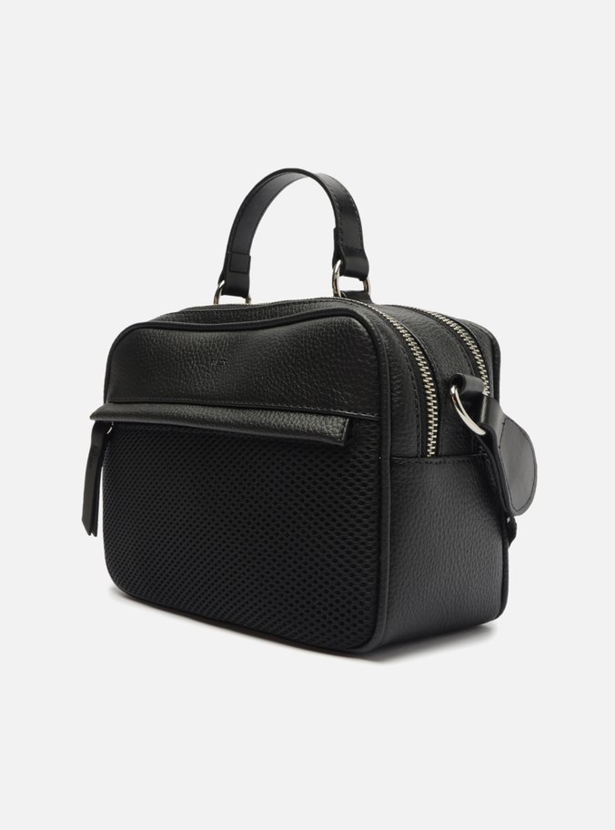 Bolsa Tiracolo Preta Prione Média Tela