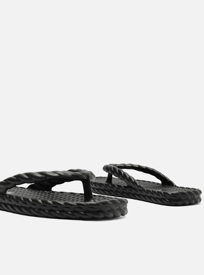 Chinelo de Dedo Preto Marrocos Brizza