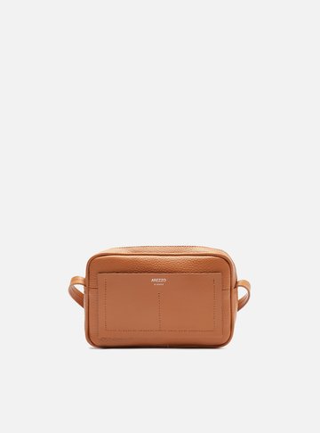 Bolsa Tiracolo Marrom Pequena Bolso Recorte