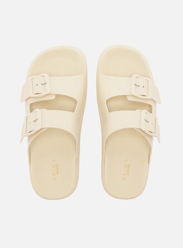 Slide Flatform Off-White Fivelas Brizza