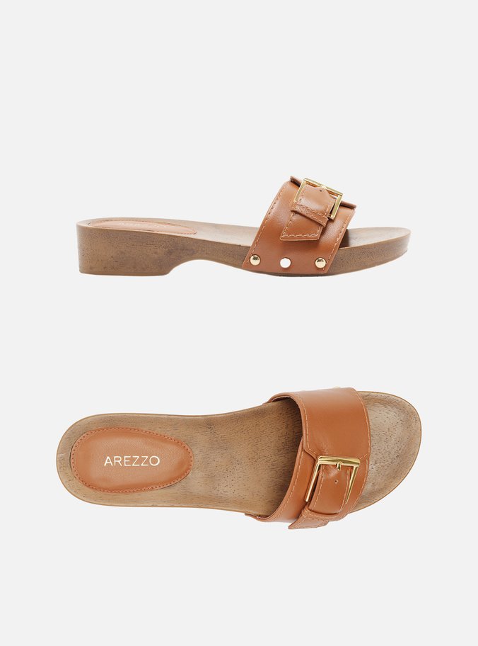 Sandália Marrom Flatform