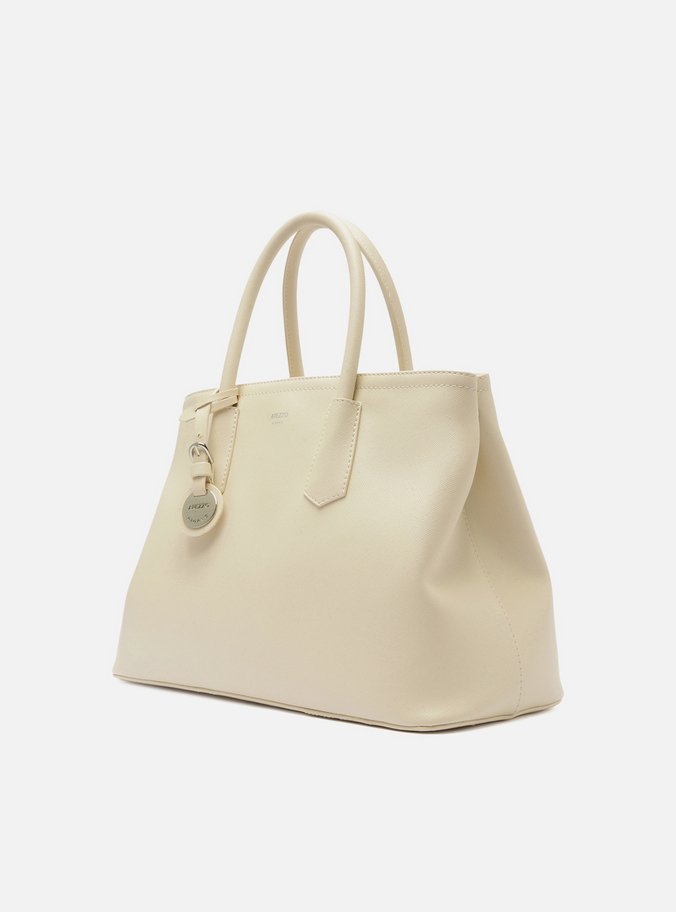 Bolsa Tote Branca Giorno Grande Bag Charm
