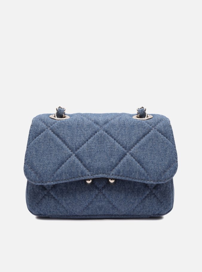 Bolsa Tiracolo Azul Jeans Mizz Pequena