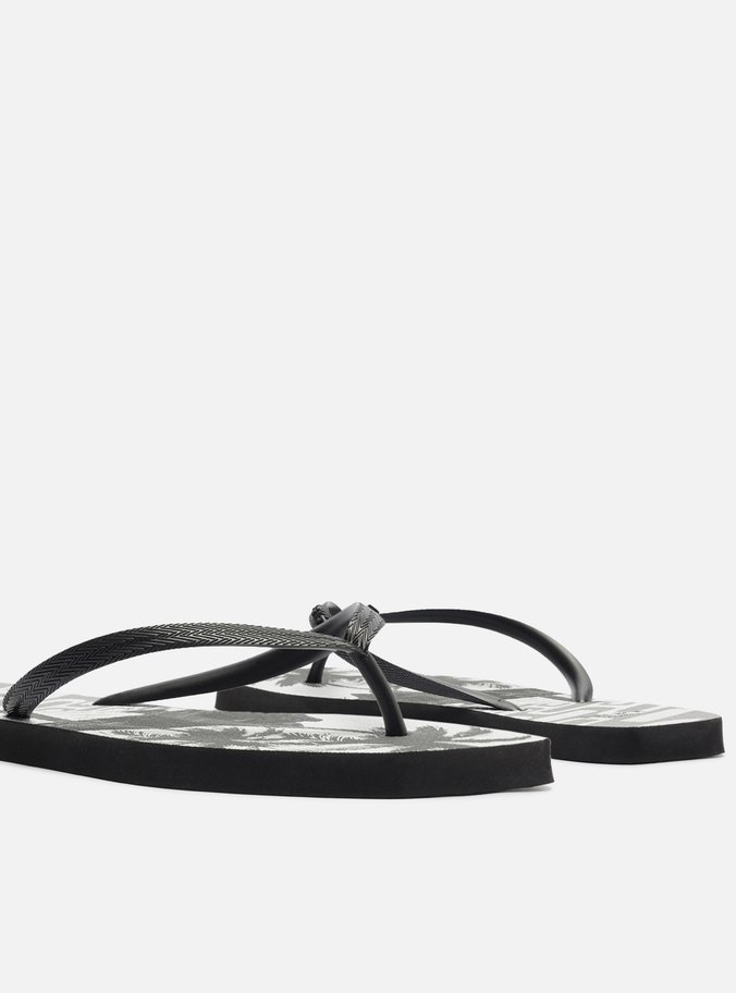 Chinelo Preto Estampa Brizza
