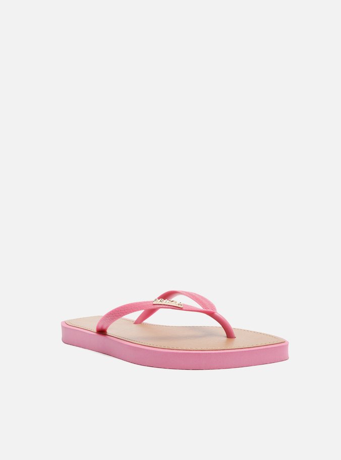 Chinelo de Dedo Rosa Leaf Recouro Brizza