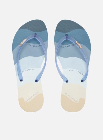 Chinelo de Dedo Azul Ondas Essential Brizza