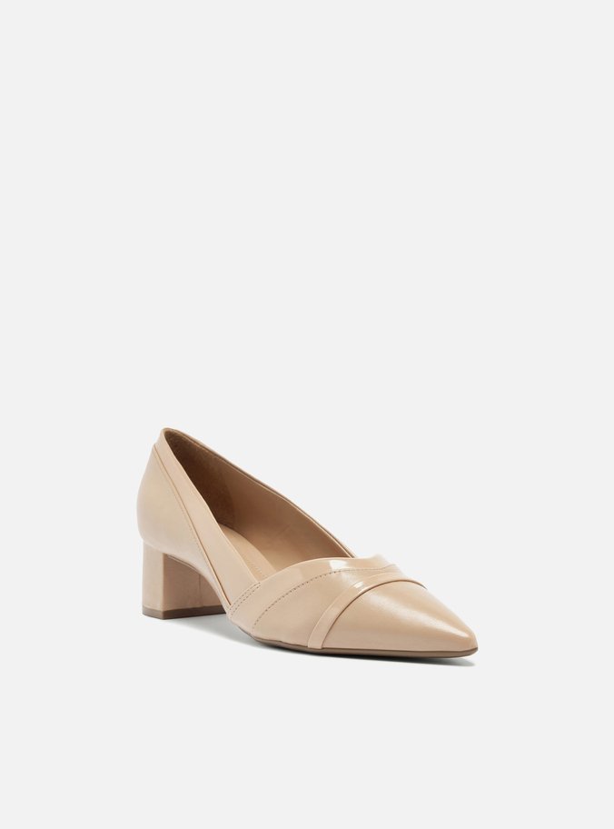 Scarpin Nude Salto Bloco