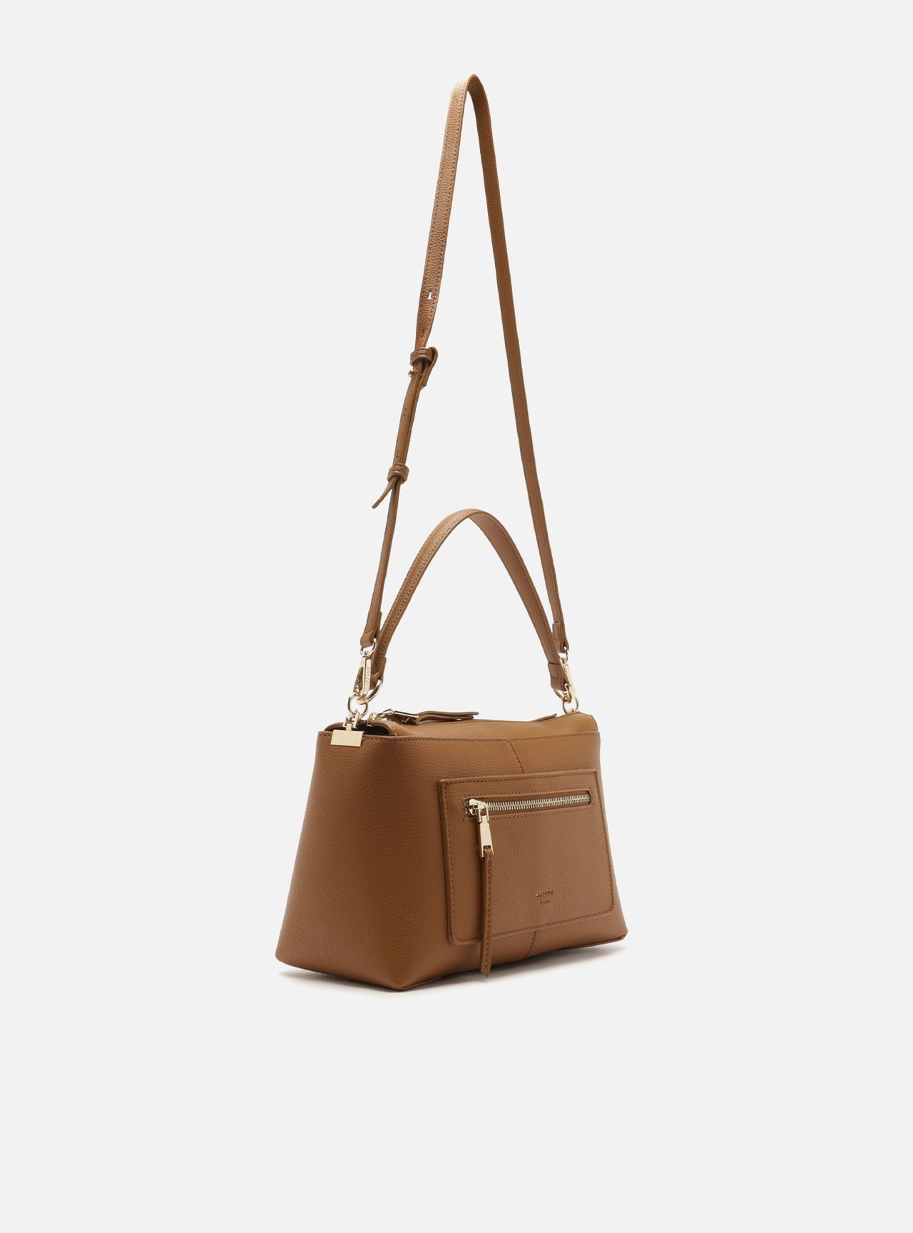 Bolsa Tote Marrom Média Bolso Frontal — foto 5