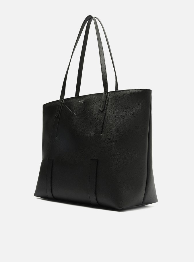 Bolsa Shopping Preta Grande Tiras Capa