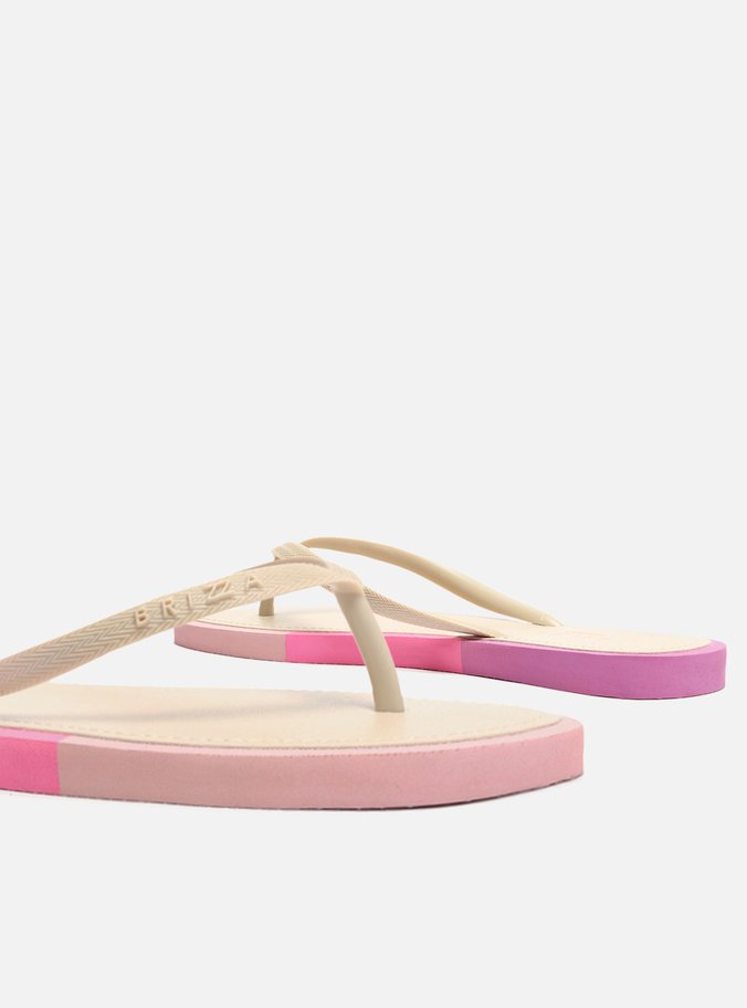 Chinelo de Dedo Branco Brizza Color