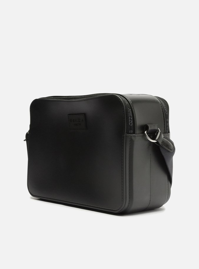 Bolsa Tiracolo Preta Cacau Média Brizza