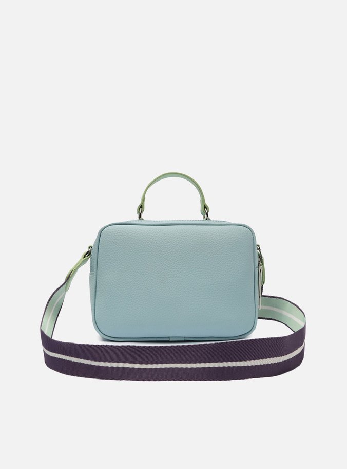 Bolsa Tiracolo Azul Soft Prione Média