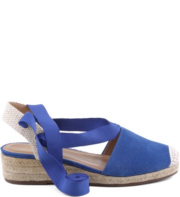 Espadrille Camurça Azul