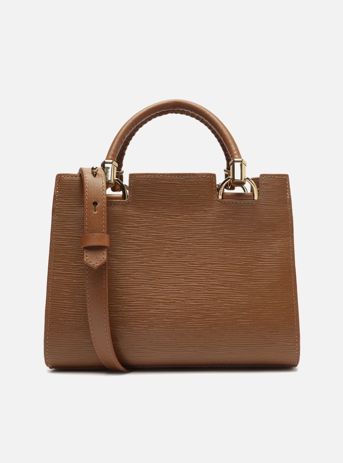 Bolsa Tote Marrom Couro Wave Abraccio Média