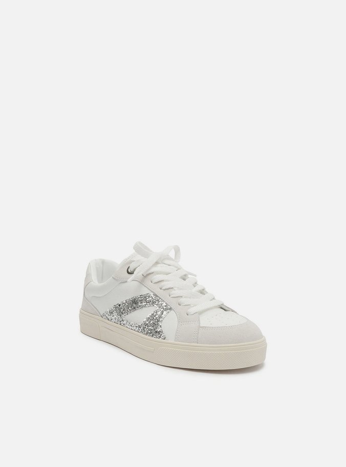 Tênis Branco Couro Urban Brilhos