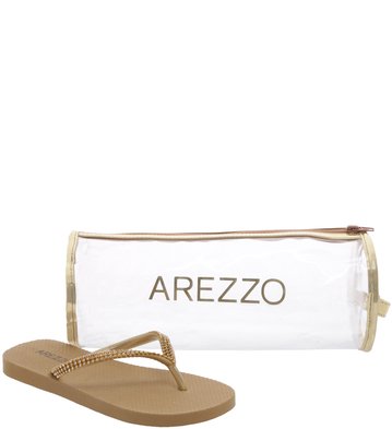 Kit Chinelo Glam Nude Pedrarias