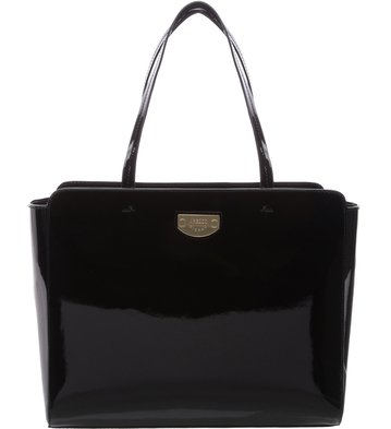 Bolsa Verniz Grande Preta