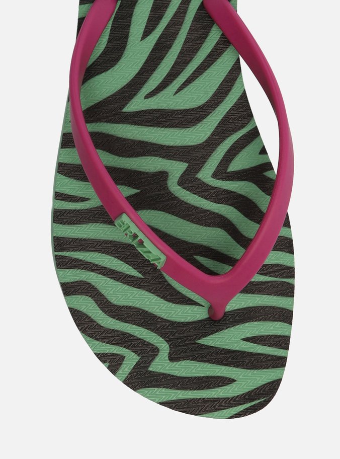 Chinelo de Dedo Multicolorido Estampa Brizza