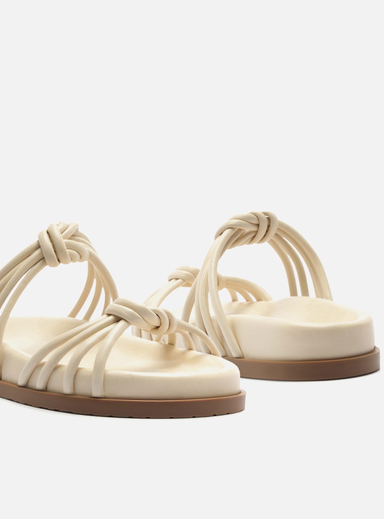 Sandália Papete Off-White Tiras Nós — foto 4
