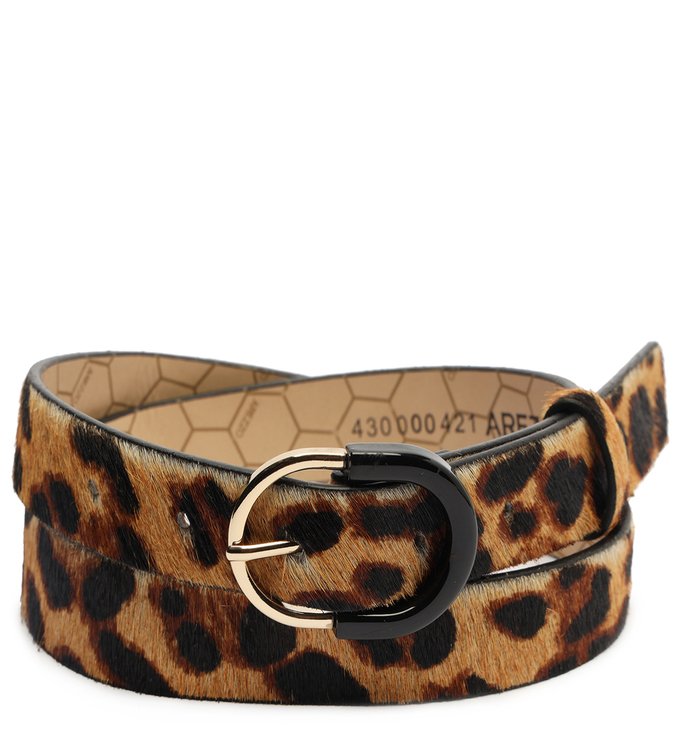Cinto Animal Print Fino