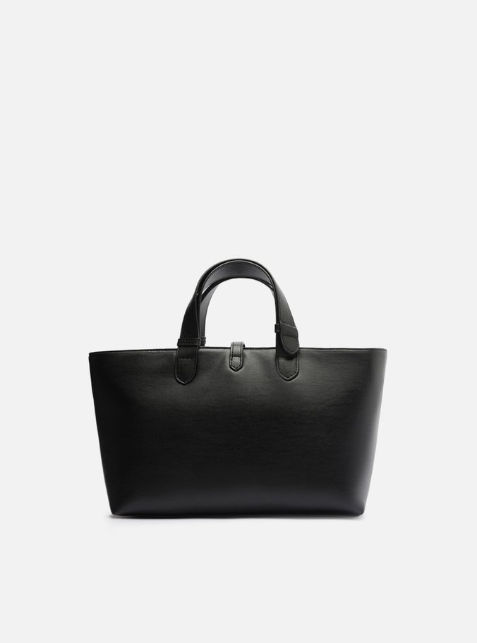 Bolsa Tote Preta Matelassê Média