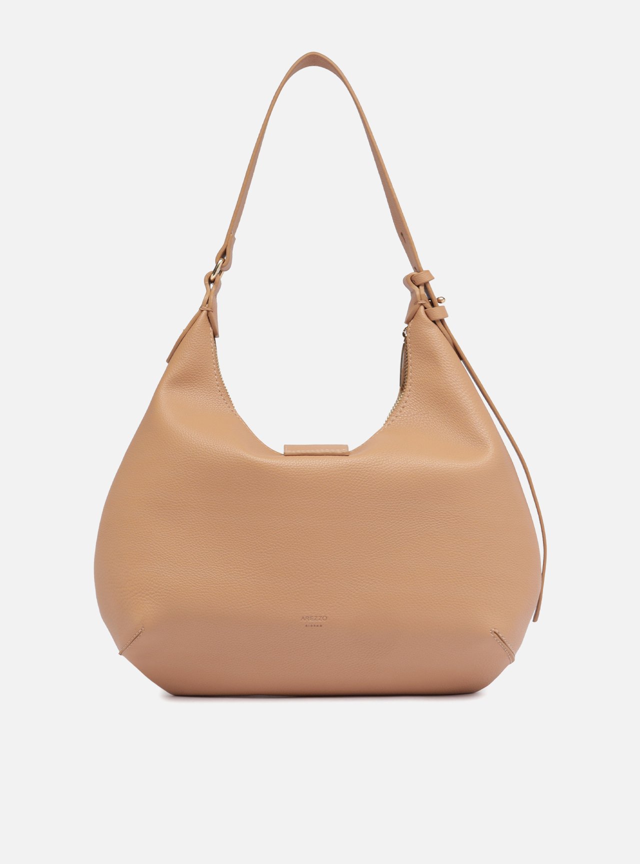 Bolsa Hobo Nude Grande Metais — foto 3