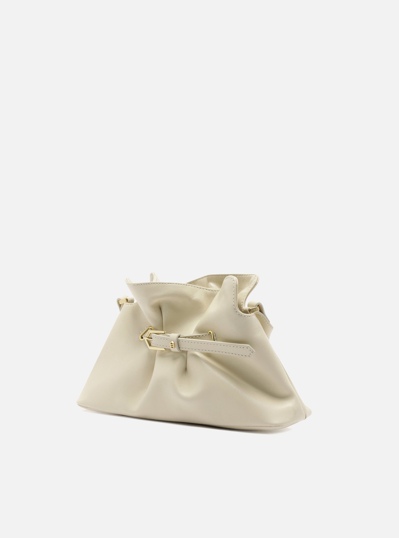 Bolsa Tiracolo Off-White Couro Média Tira Fivela — foto 2