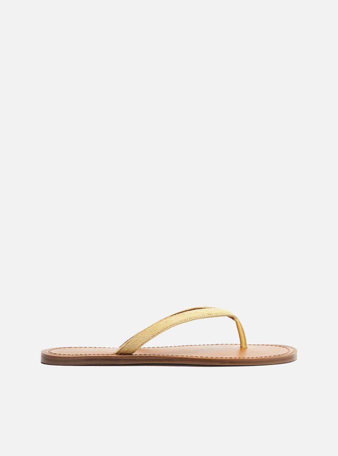 Rasteira Amarela Flat Flip Flop