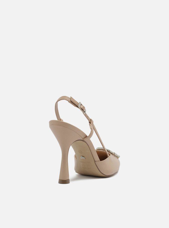 Scarpin Nude Salto Alto