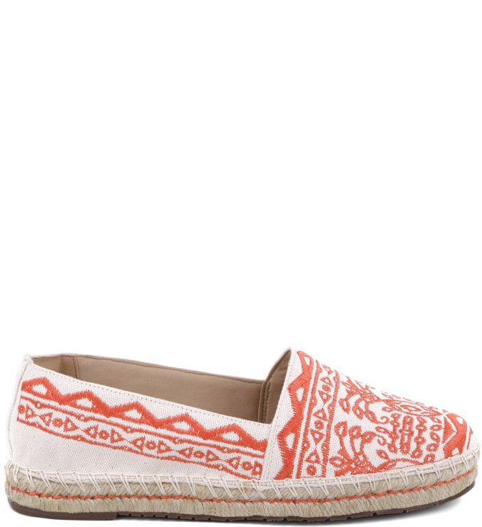 Espadrille Lona Bordado New-Apricot