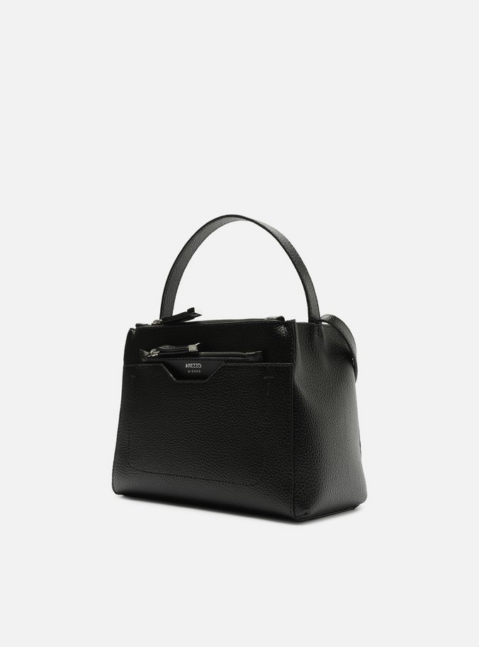 Bolsa Tote Preta Emilly Média Pouch