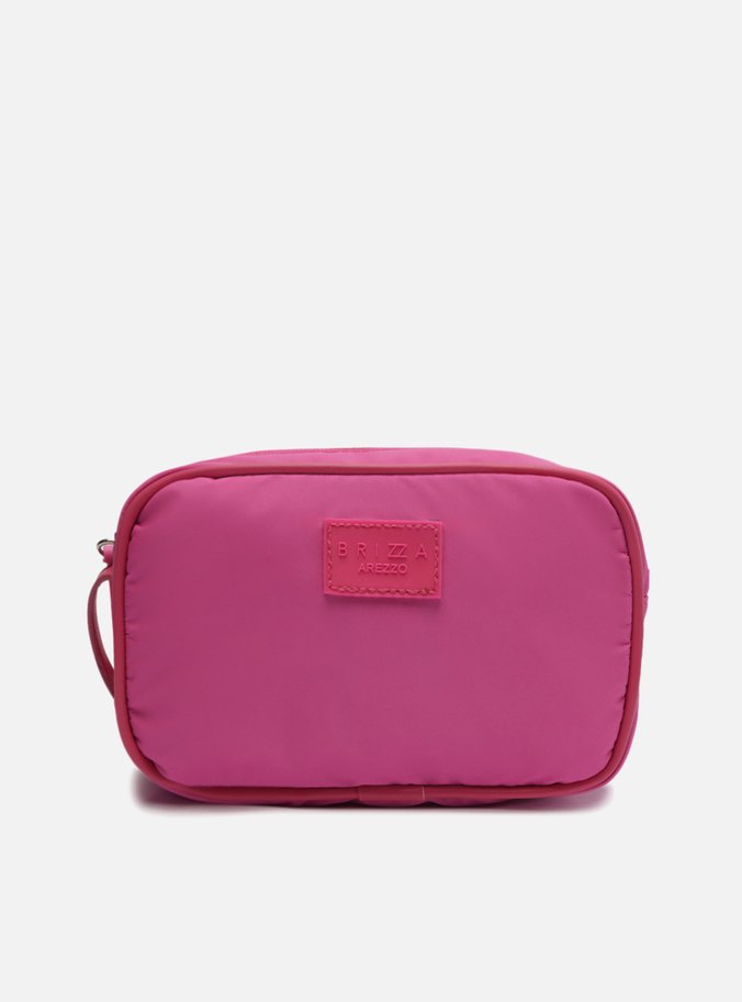 Bolsa Tiracolo Rosa Nylon Lizza Pequena Brizza