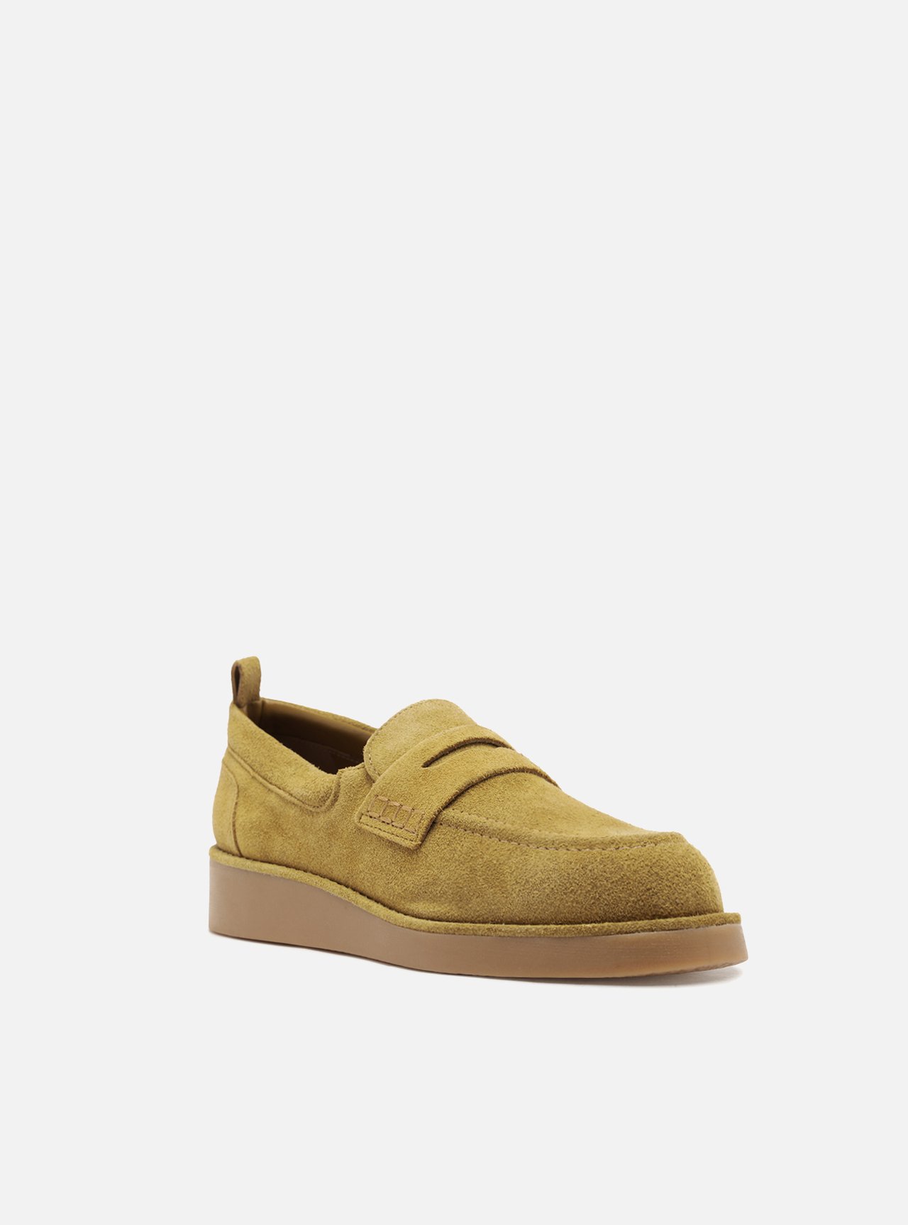 Mocassim Marrom Acamurçado Flatform Tira — foto 2