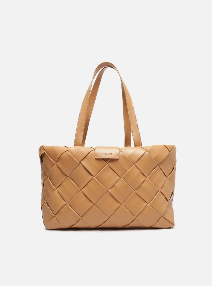 Bolsa Shopping Marrom Tressê Hanna Grande