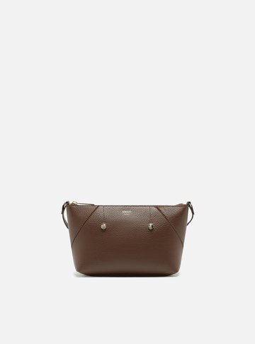 Bolsa Tiracolo Pequena Marrom