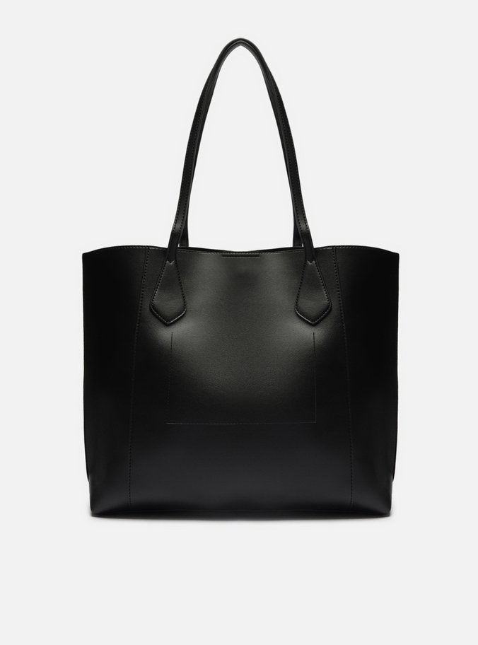 Bolsa Shopping Preta Grande Recortes