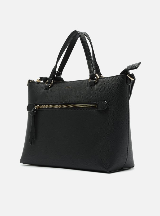 Bolsa Tote Preta Média Bolso