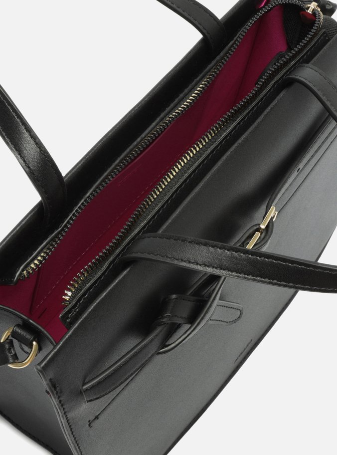 Bolsa Preta Tiracolo Grande Fivela