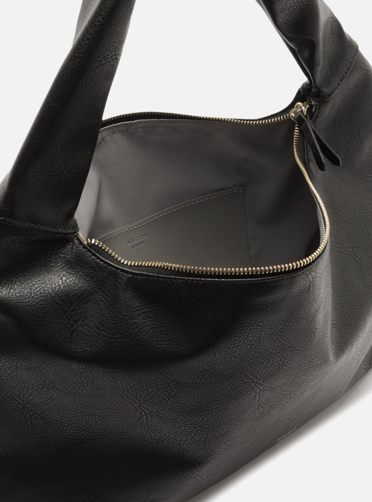 Bolsa Hobo Preta Grande — foto 4