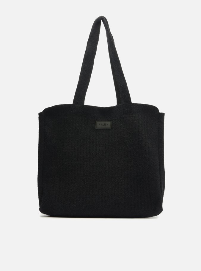 Bolsa Shopping Preta Pelo Mônaco Grande