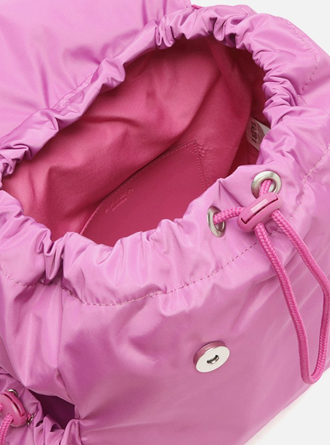 Mochila Roxa Nylon Gigi Média Brizza