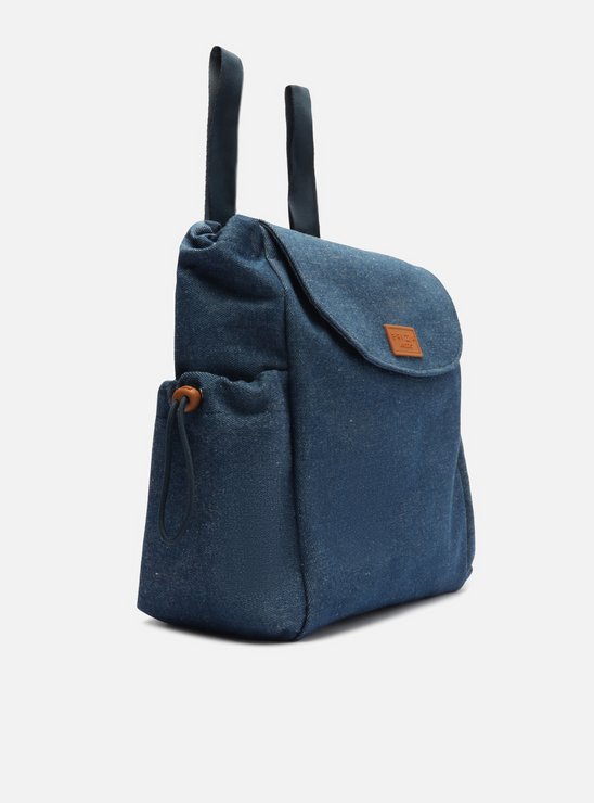 Mochila Azul Denim Gigi Média
