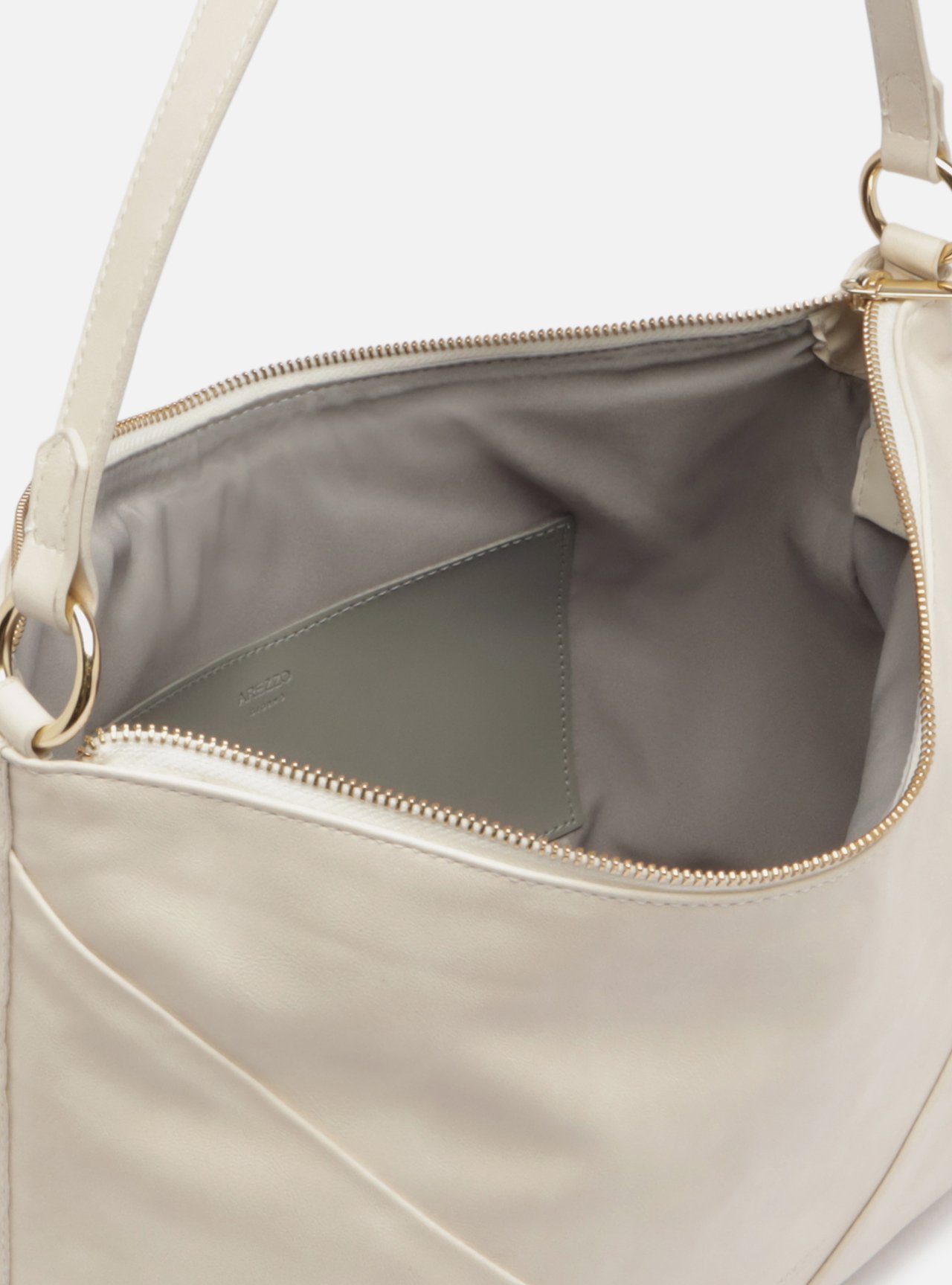Bolsa Hobo Branca Média — foto 4